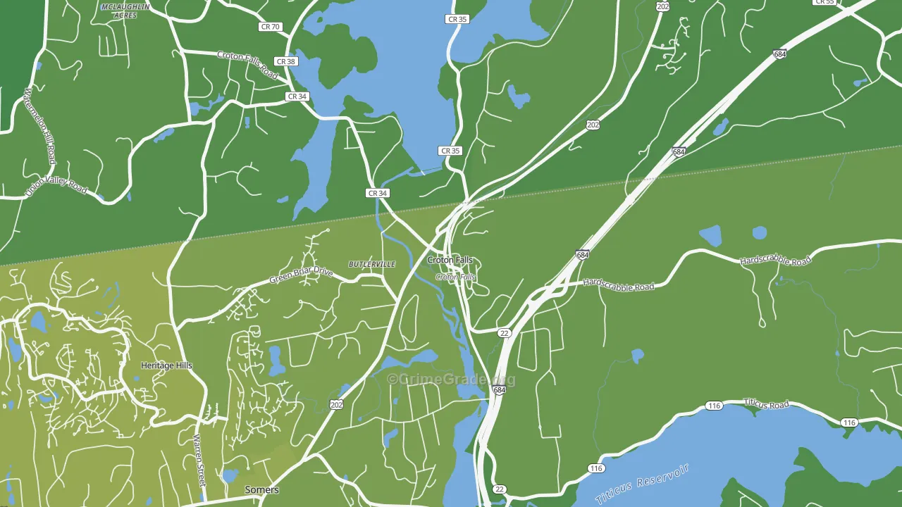 10519, NY Map of Vehicle Theft Rates