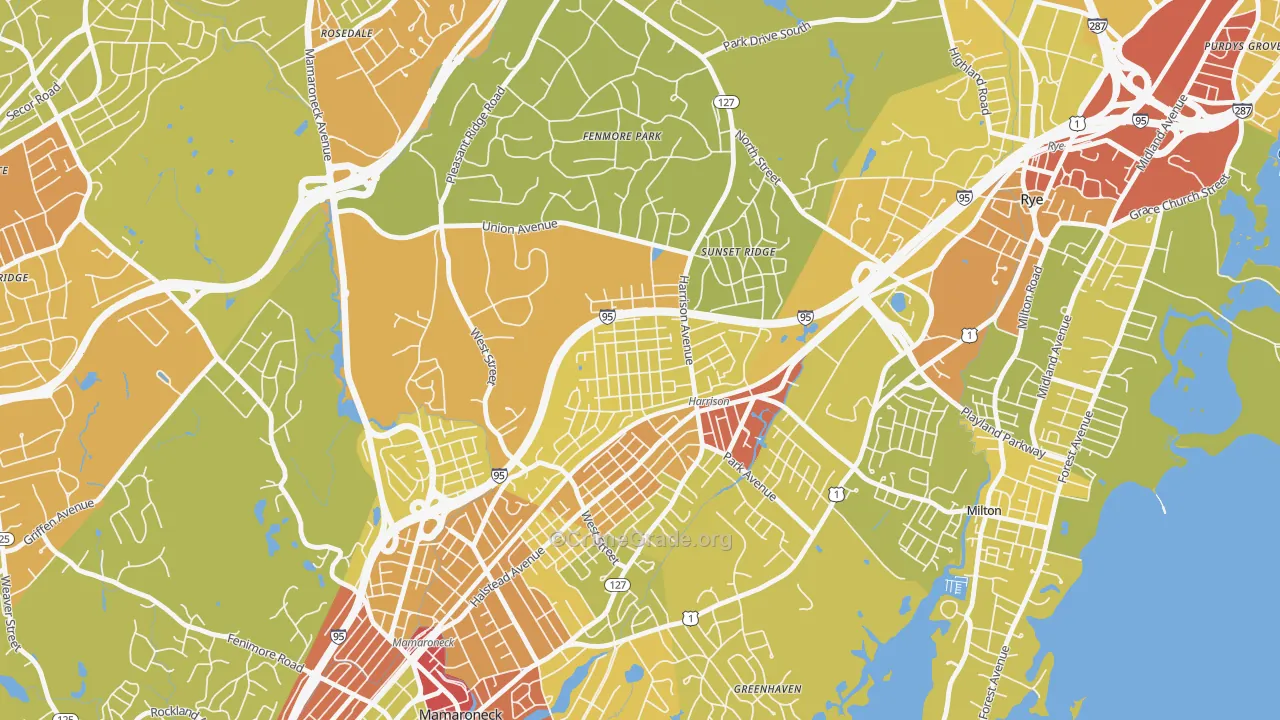 10528, NY Map of Vehicle Theft Rates