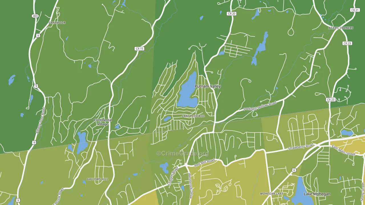 10537, NY Map of Vehicle Theft Rates