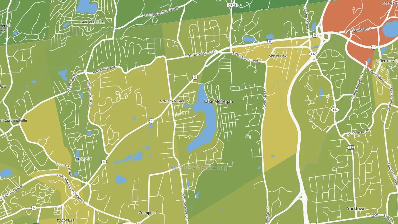 10547, NY Map of Vehicle Theft Rates