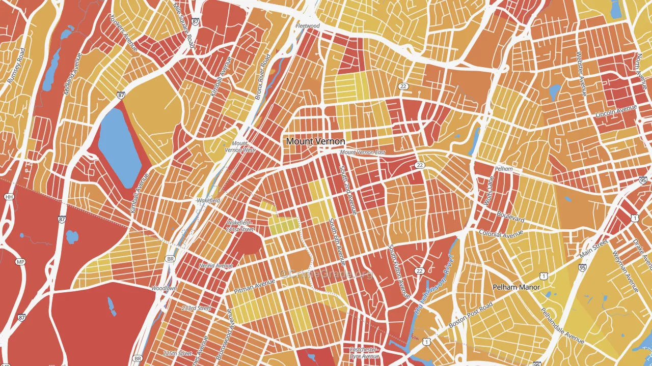 10550, NY Map of Vehicle Theft Rates