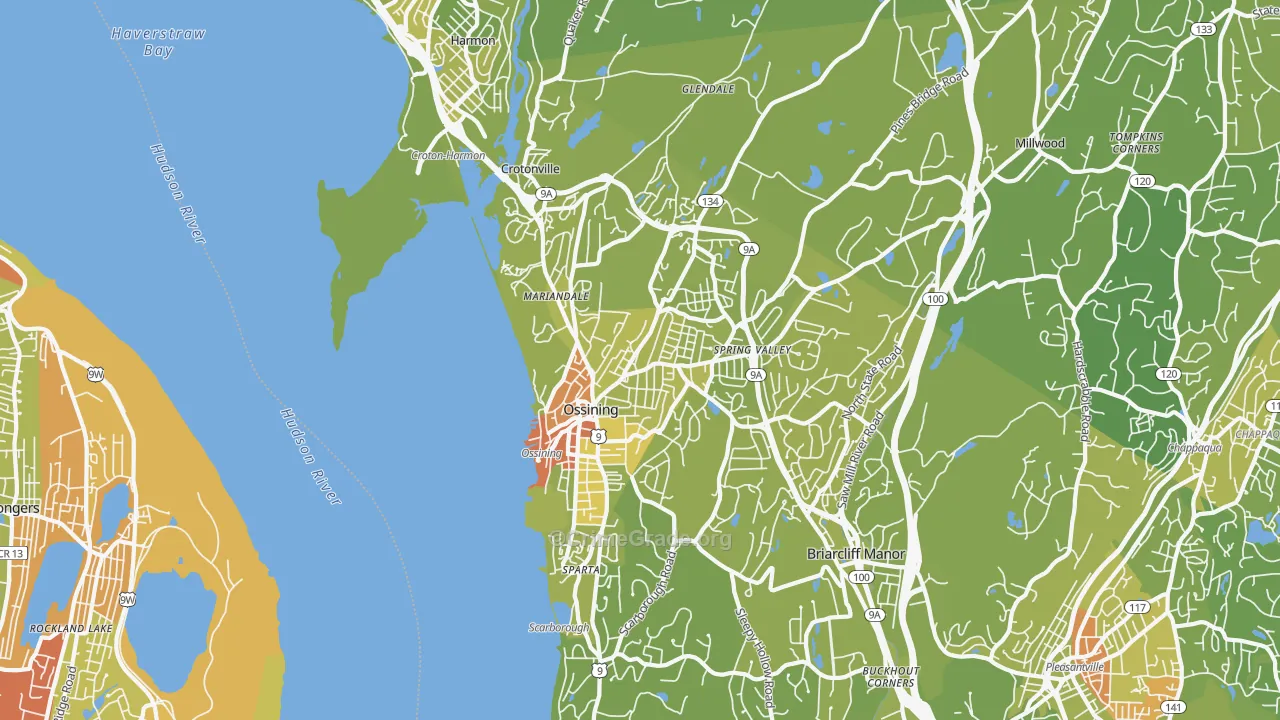 10562, NY Map of Vehicle Theft Rates