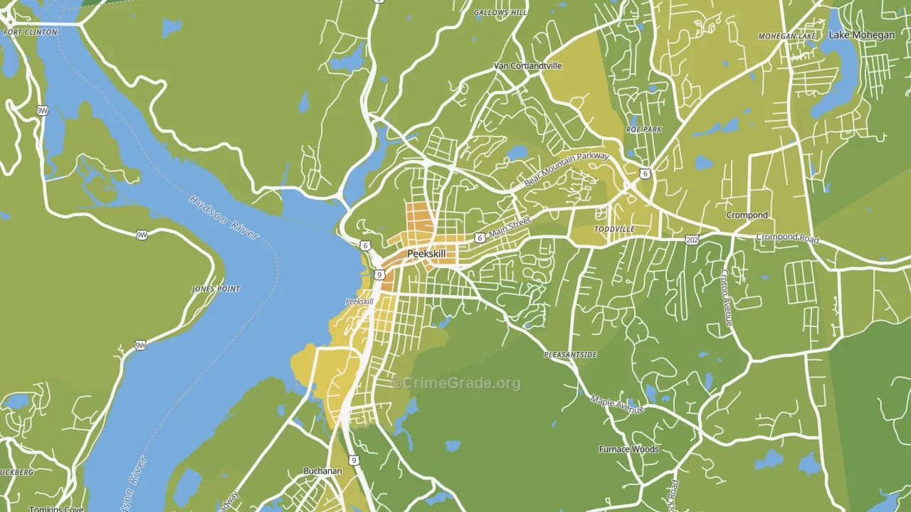 10566, NY Map of Vehicle Theft Rates