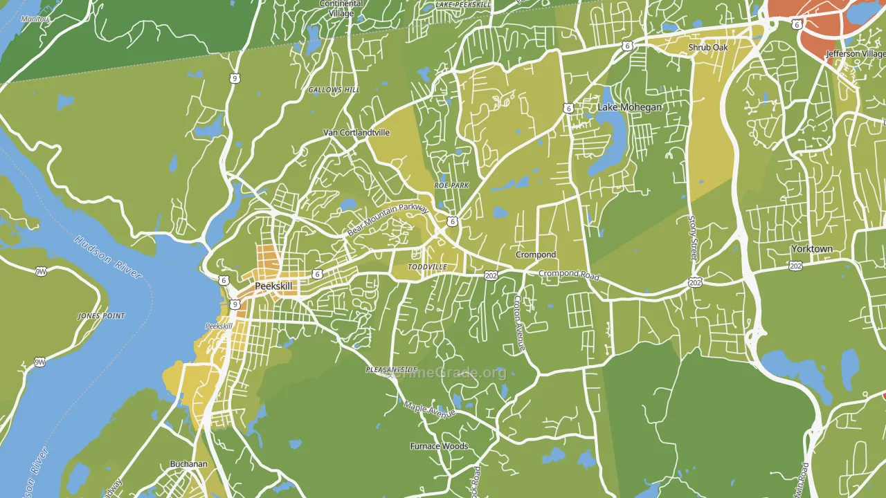 10567, NY Map of Vehicle Theft Rates