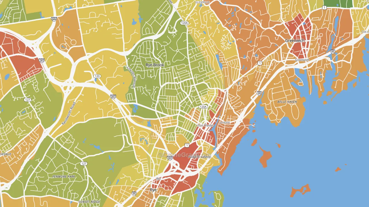 10573, NY Map of Vehicle Theft Rates