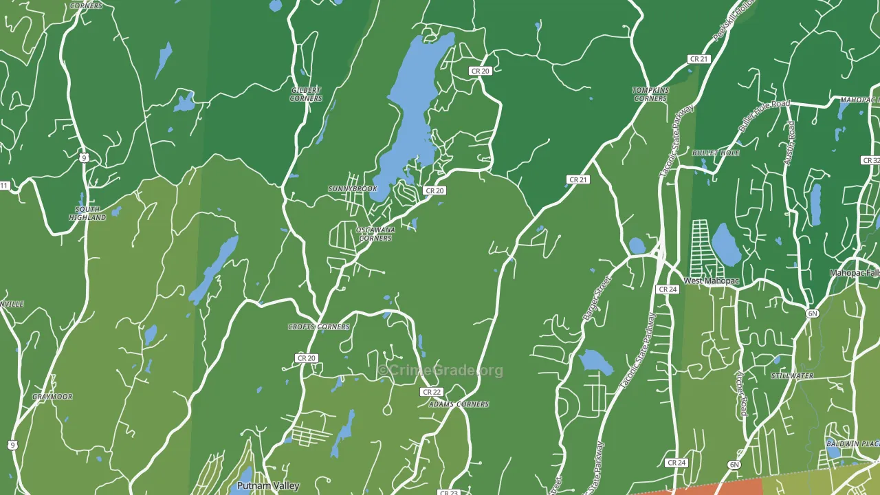 10579, NY Map of Vehicle Theft Rates
