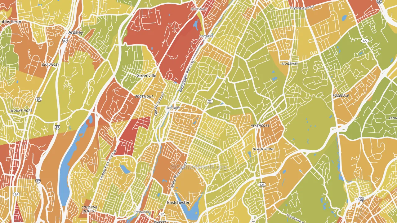 10583, NY Map of Vehicle Theft Rates