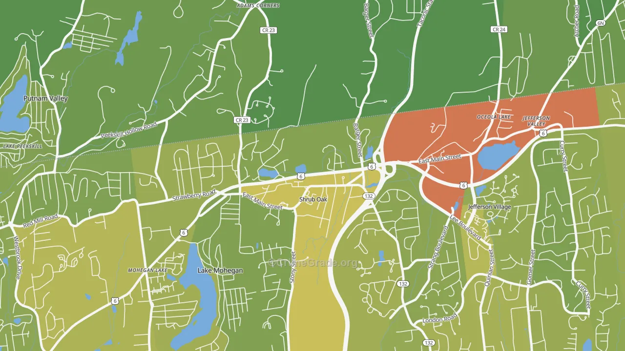 10588, NY Map of Vehicle Theft Rates