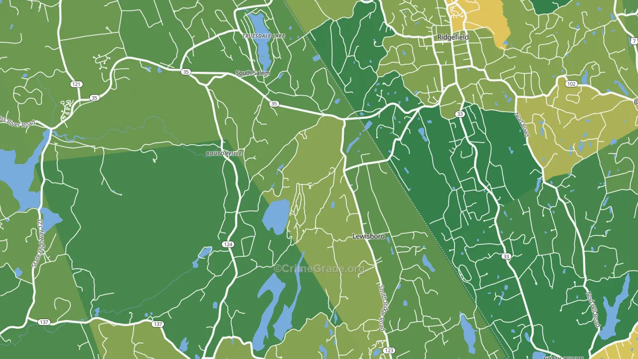 10590, NY Map of Vehicle Theft Rates