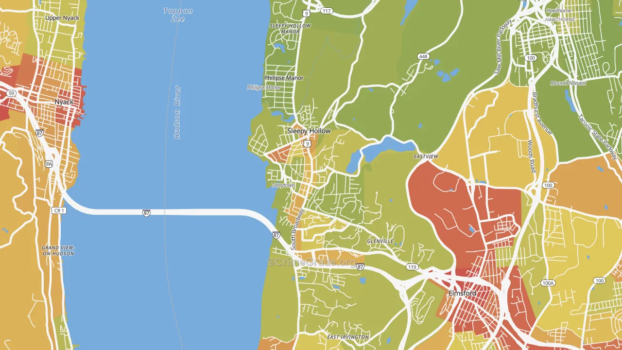 10591, NY Map of Vehicle Theft Rates