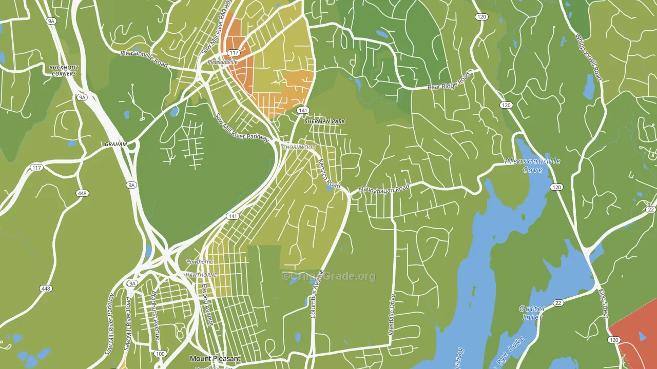 10594, NY Map of Vehicle Theft Rates