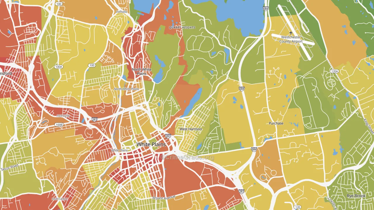 10604, NY Map of Vehicle Theft Rates