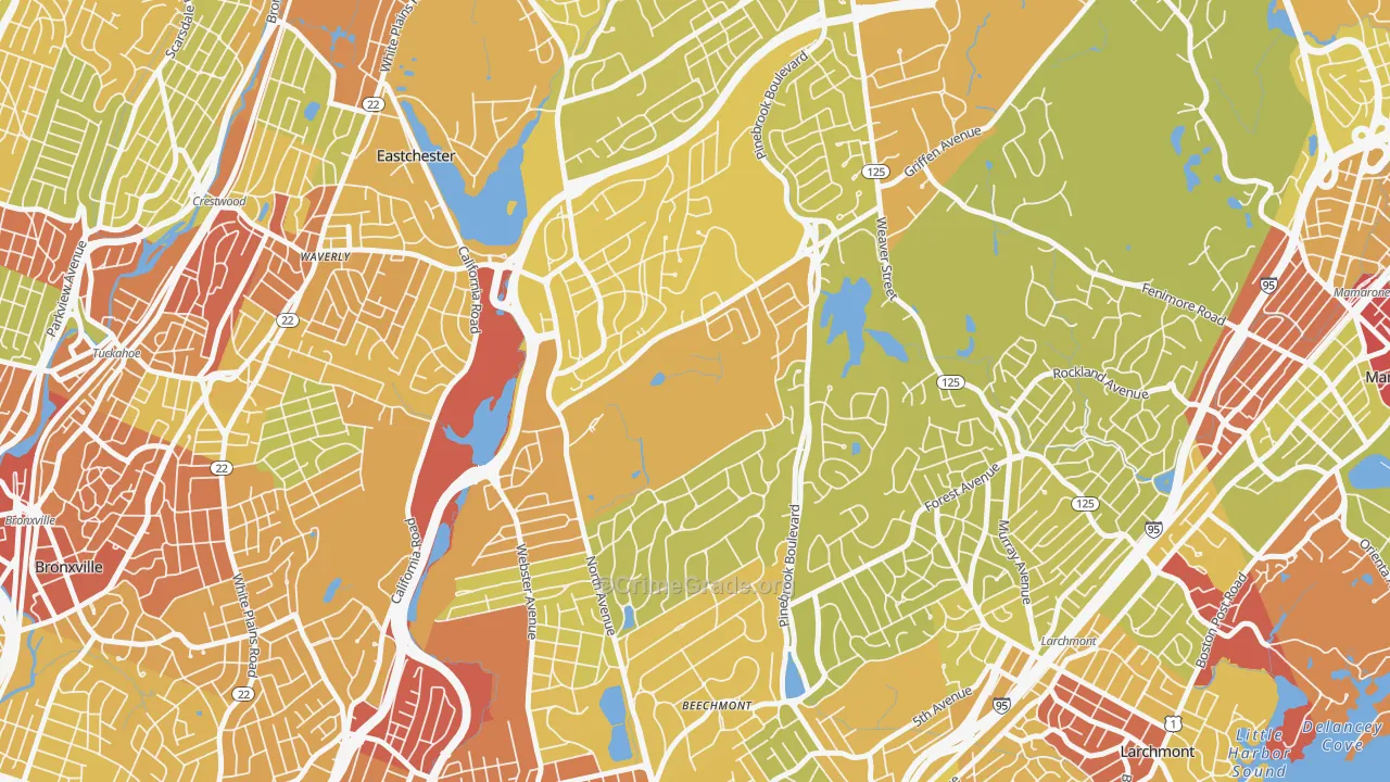 10804, NY Map of Vehicle Theft Rates