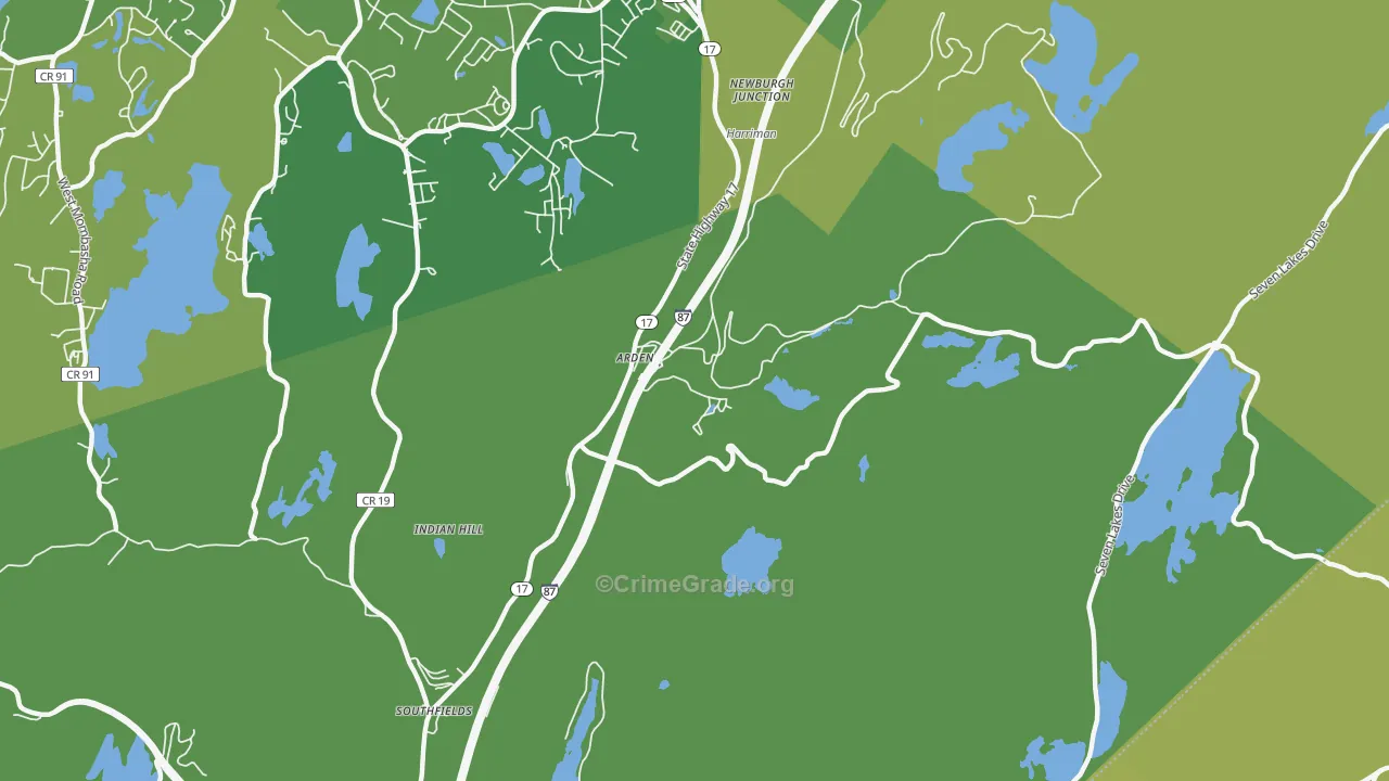 10910, NY Map of Vehicle Theft Rates