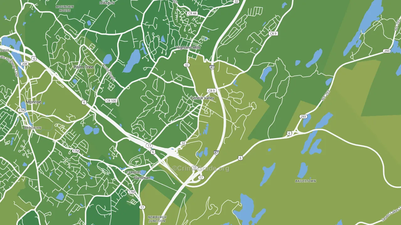 10917, NY Map of Vehicle Theft Rates