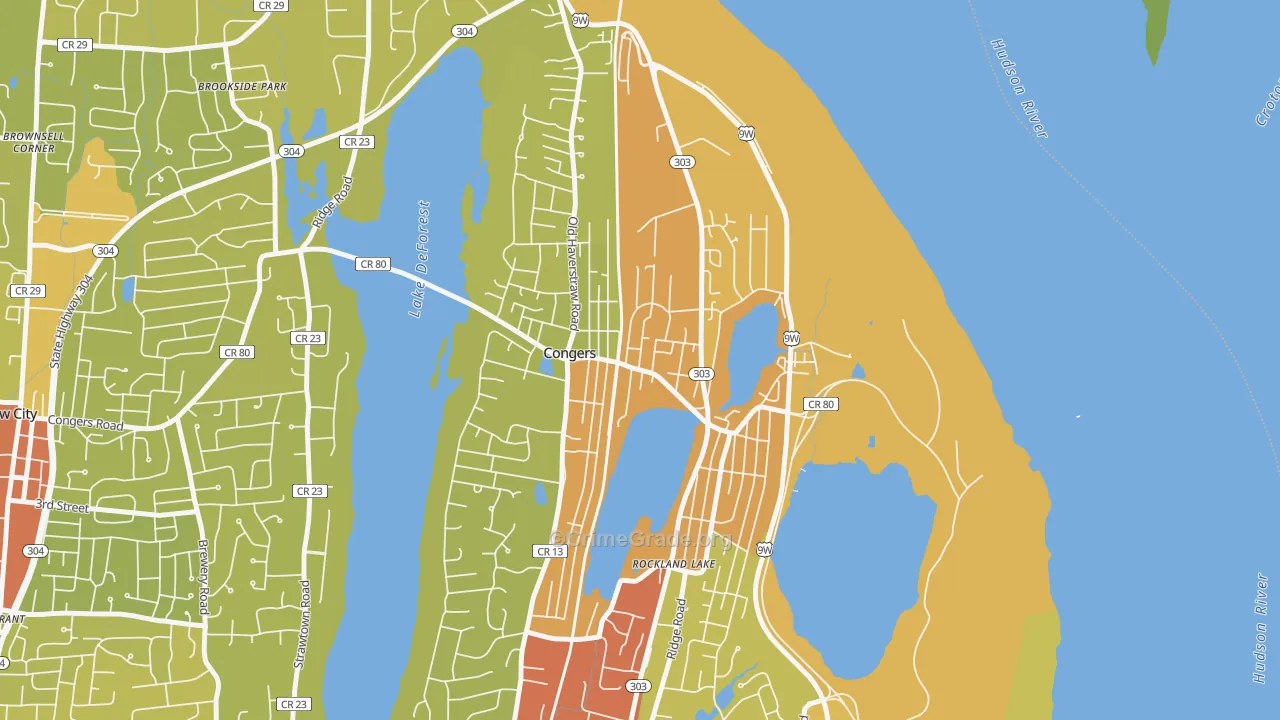 10920, NY Map of Vehicle Theft Rates