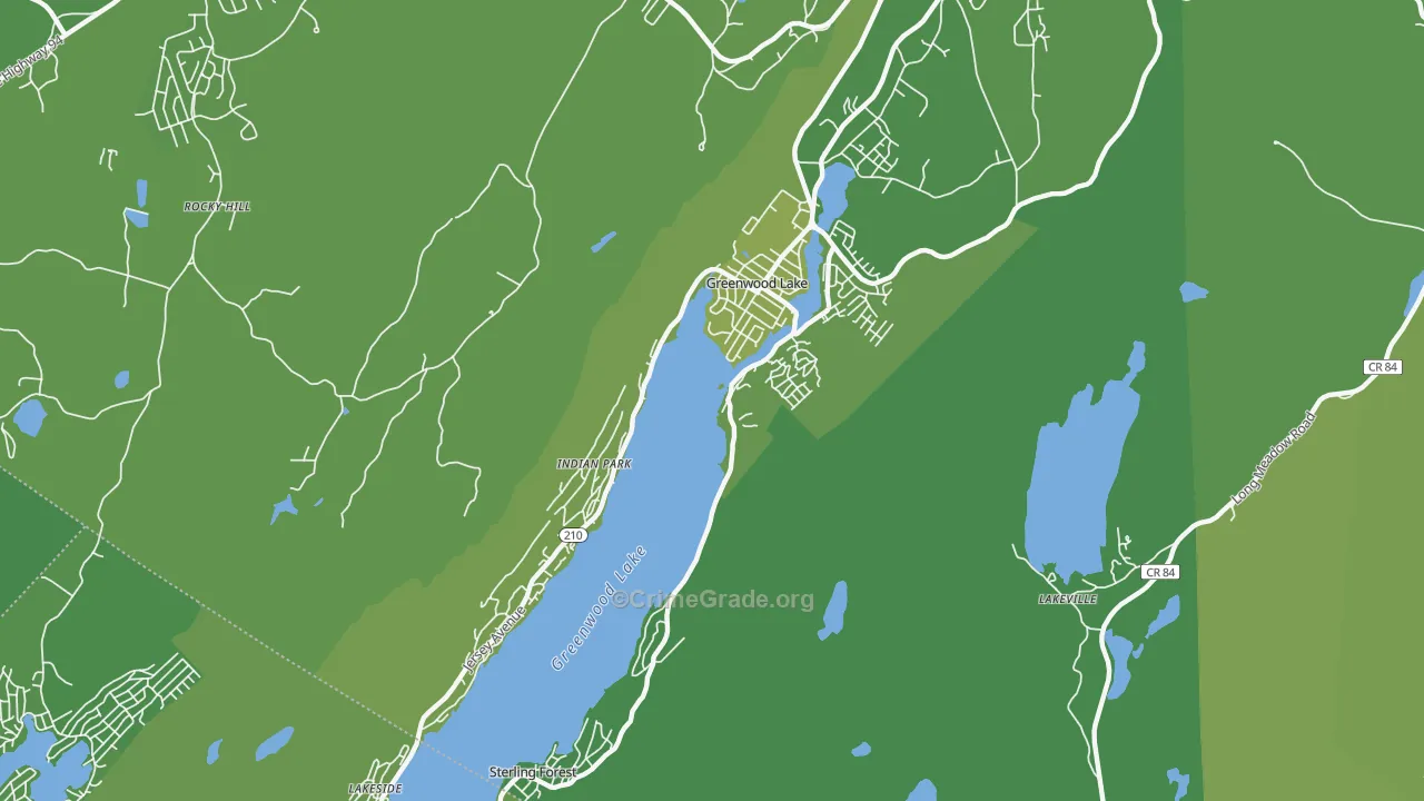10925, NY Map of Vehicle Theft Rates
