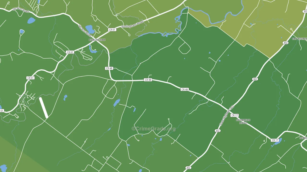 10985, NY Map of Vehicle Theft Rates