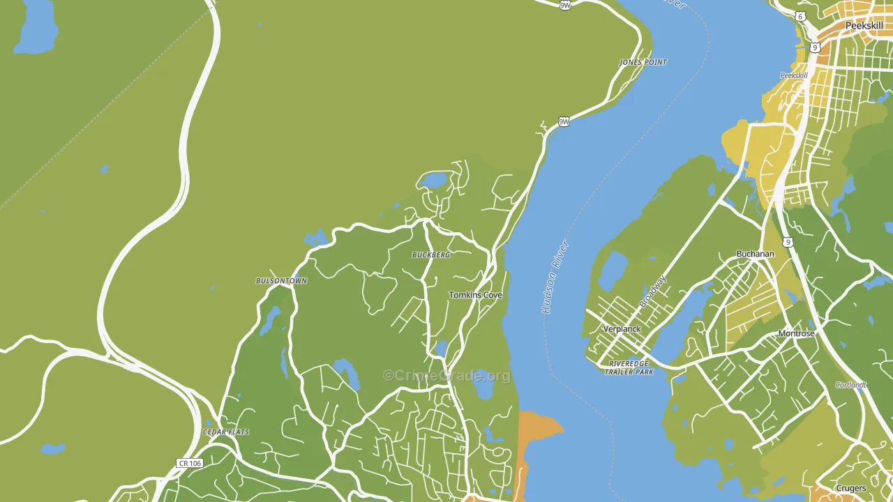 10986, NY Map of Vehicle Theft Rates