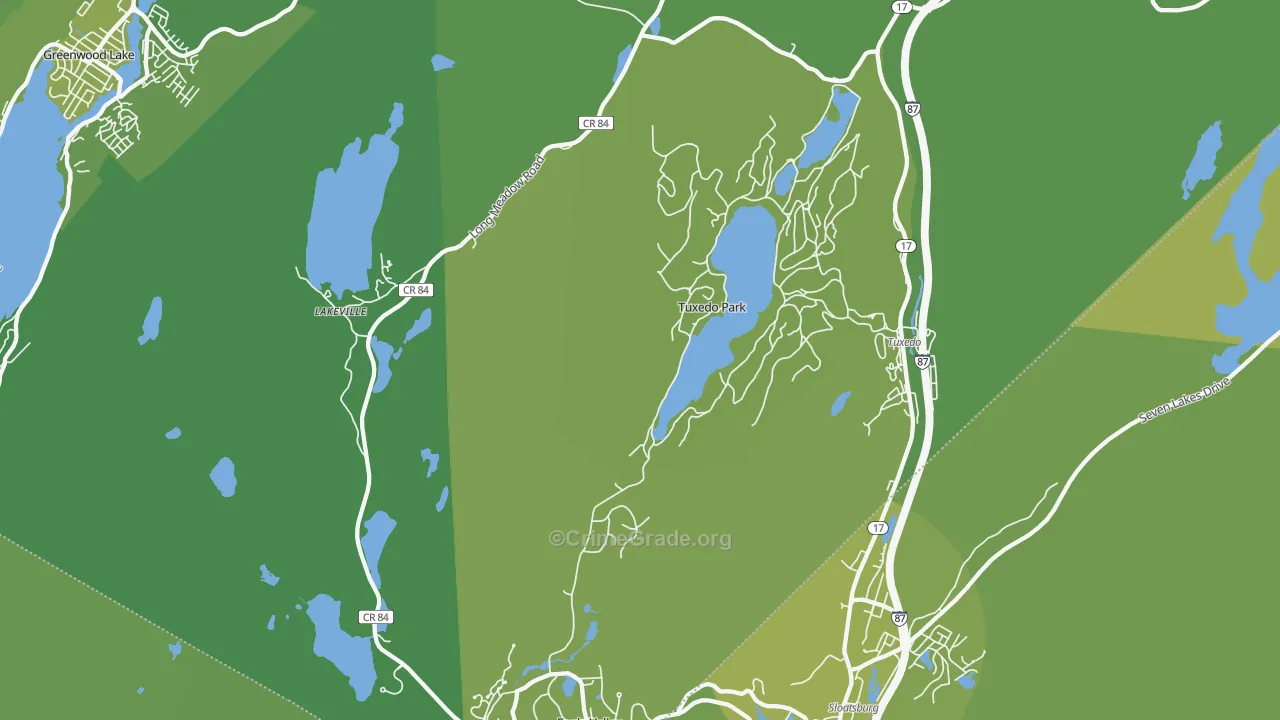 10987, NY Map of Vehicle Theft Rates