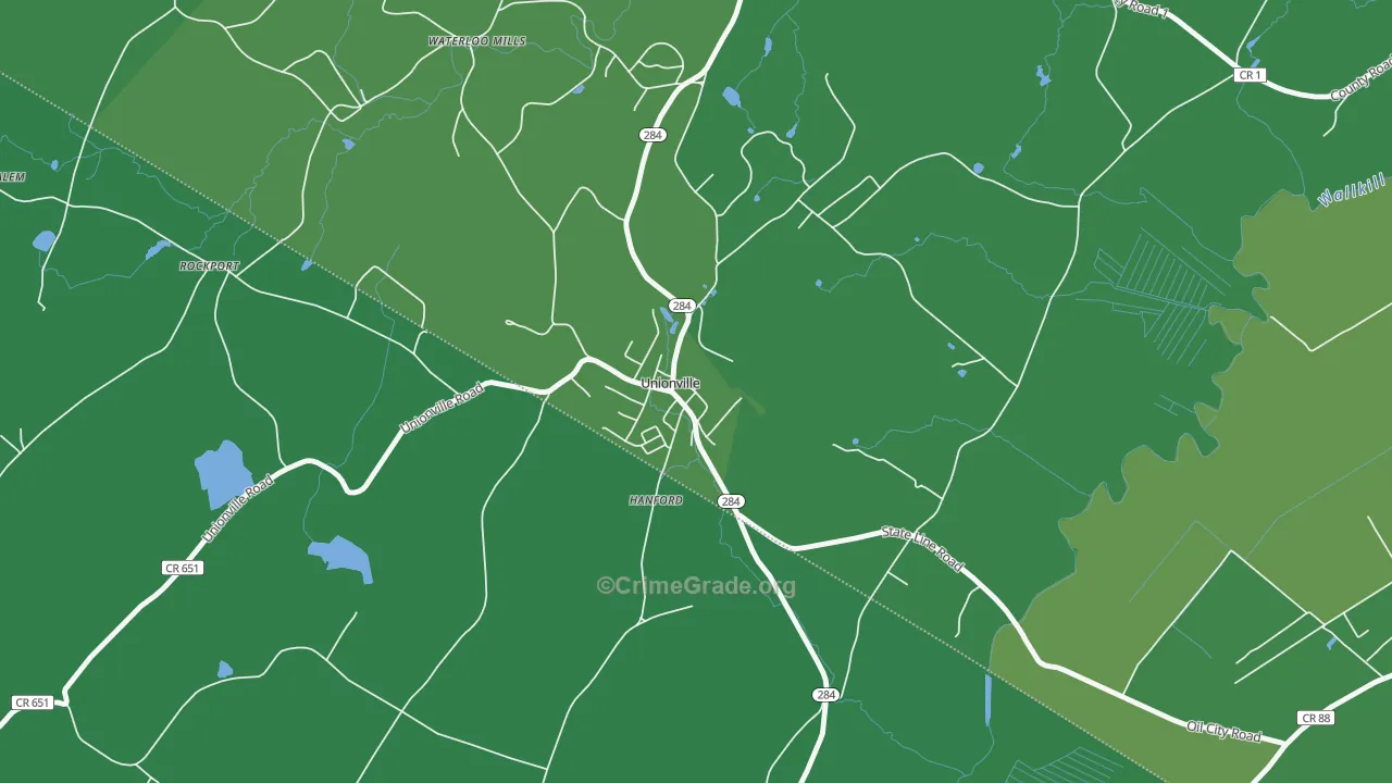 10988, NY Map of Vehicle Theft Rates