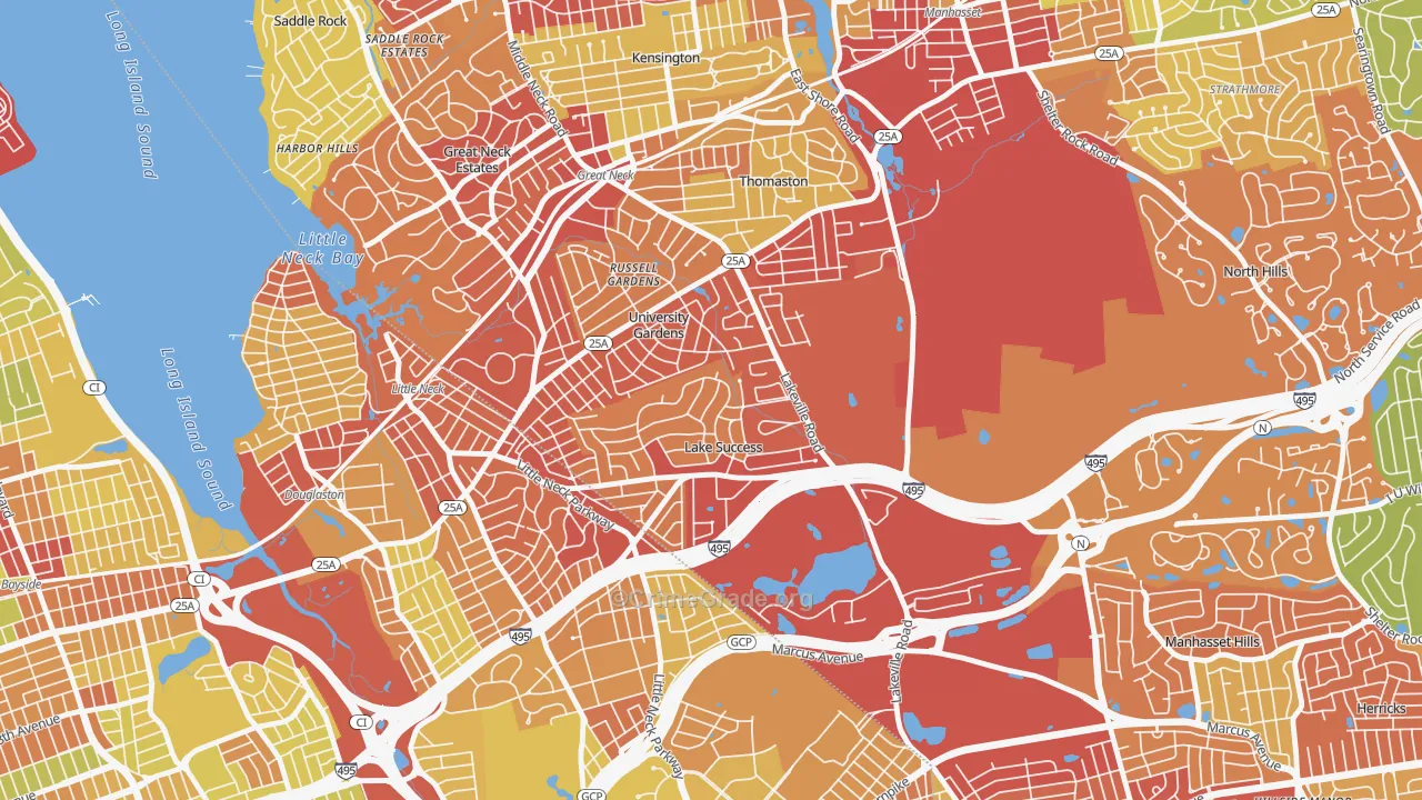 11020, NY Map of Vehicle Theft Rates