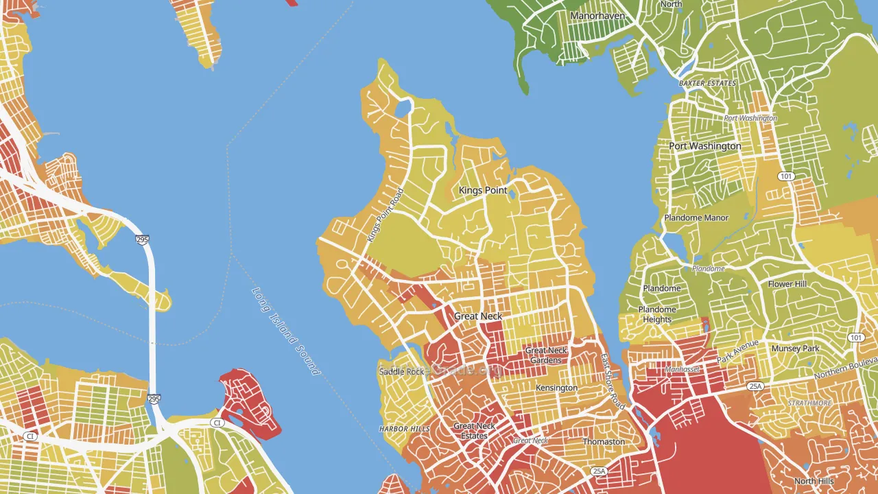 11024, NY Map of Vehicle Theft Rates