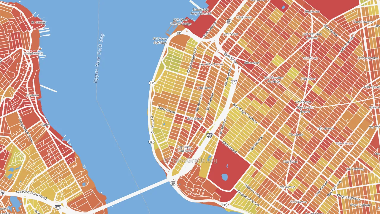 11209, NY Map of Vehicle Theft Rates