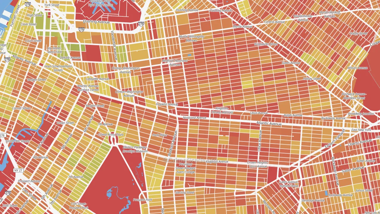 11216, NY Map of Vehicle Theft Rates