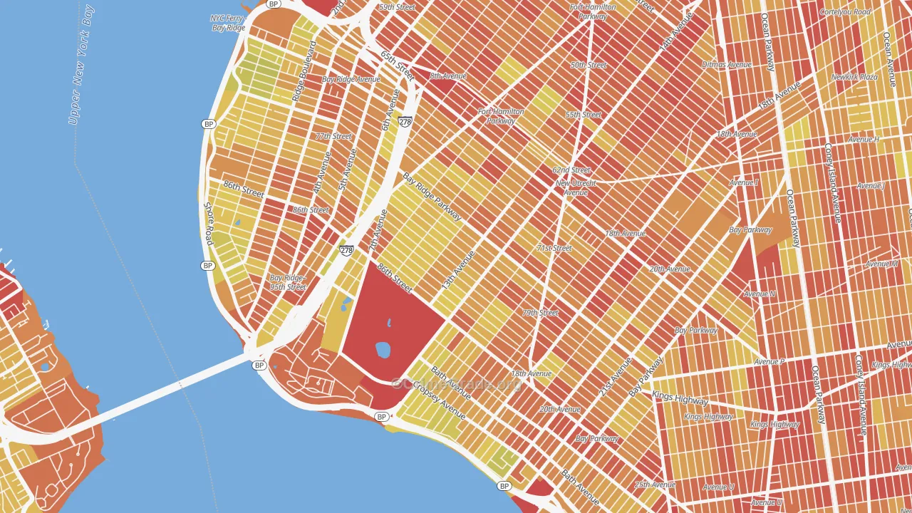11228, NY Map of Vehicle Theft Rates