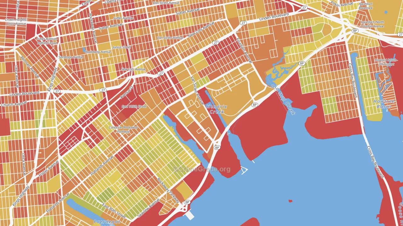 11239, NY Map of Vehicle Theft Rates