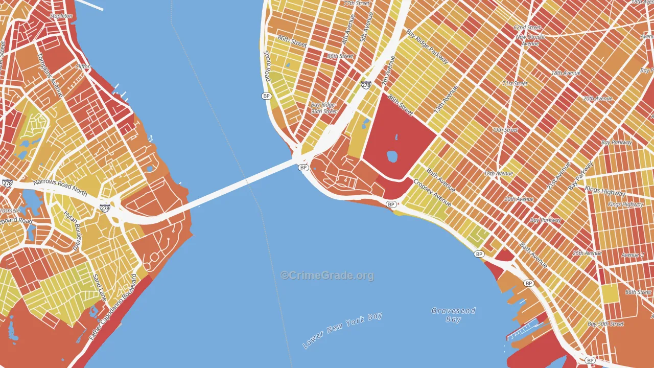 11252, NY Map of Vehicle Theft Rates