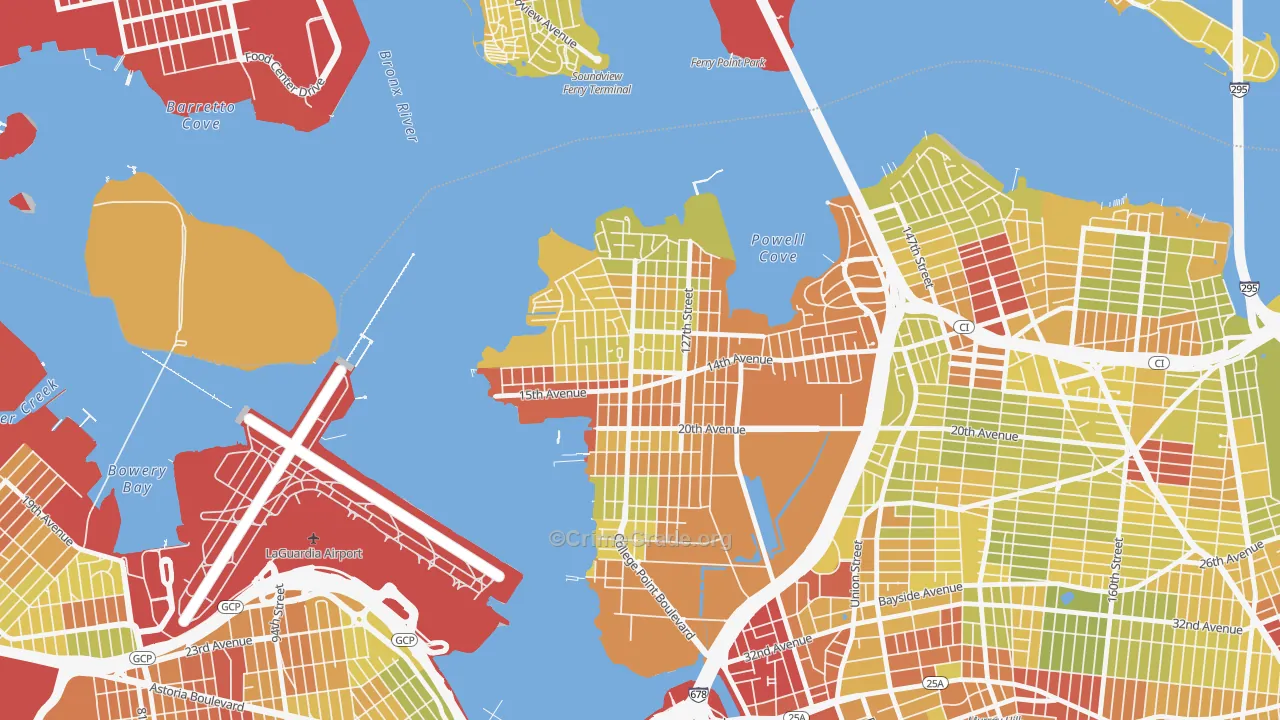 11356, NY Map of Vehicle Theft Rates