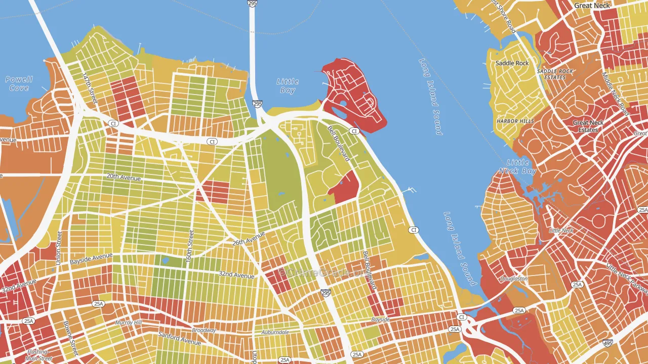 11360, NY Map of Vehicle Theft Rates