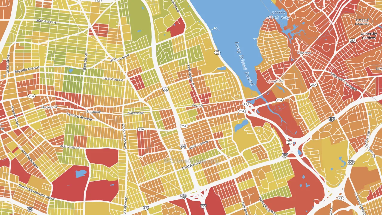 11361, NY Map of Vehicle Theft Rates