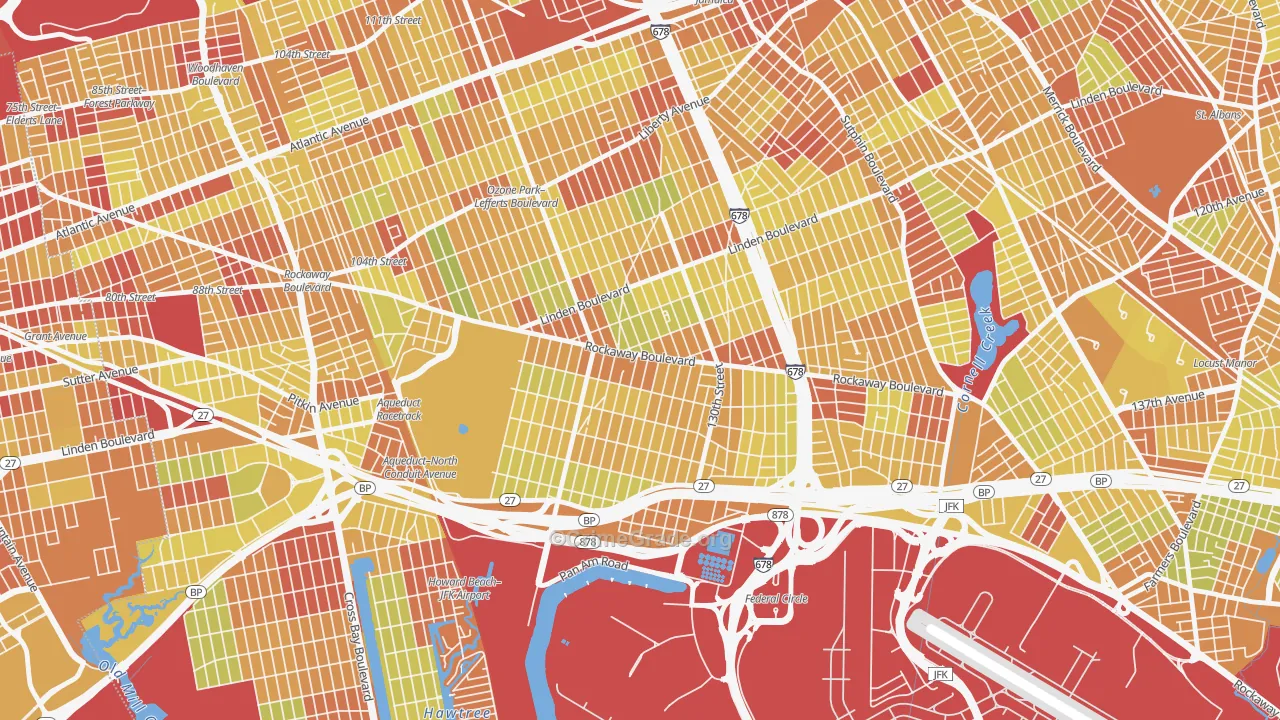 11420, NY Map of Vehicle Theft Rates