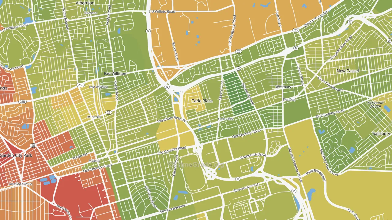 11514, NY Map of Vehicle Theft Rates