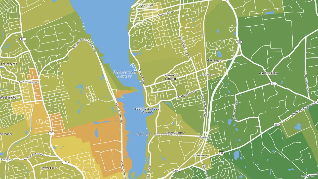 11547, NY Map of Vehicle Theft Rates