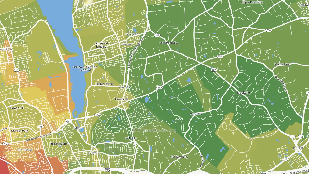 11548, NY Map of Vehicle Theft Rates