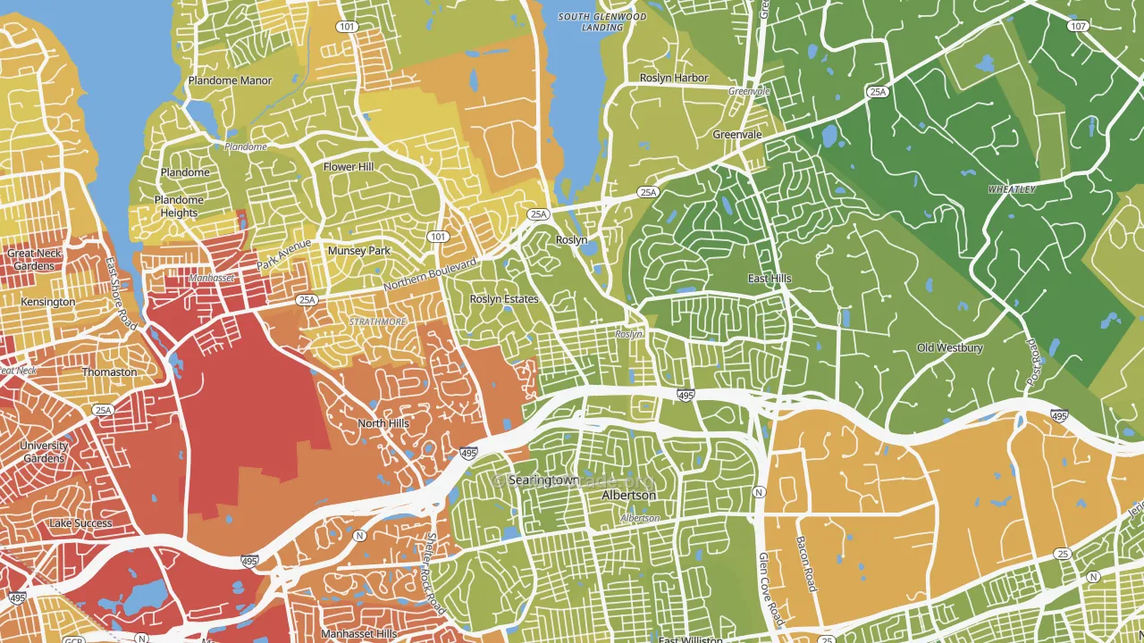 11576, NY Map of Vehicle Theft Rates