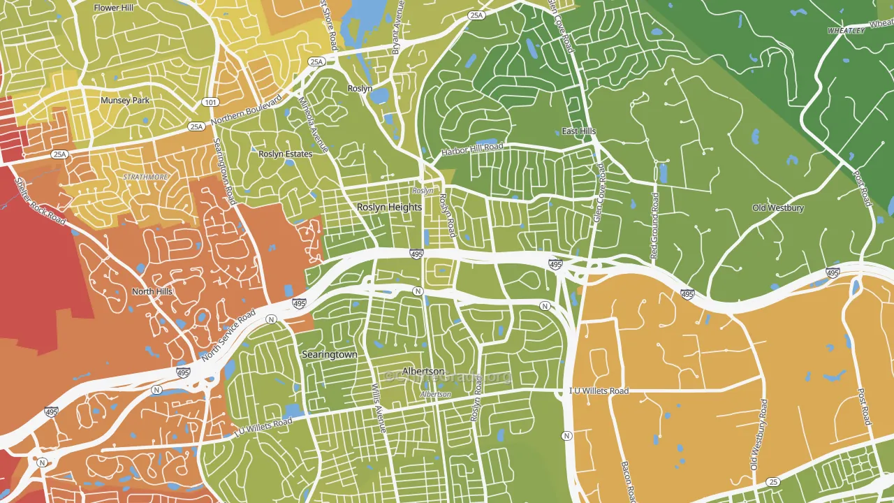 11577, NY Map of Vehicle Theft Rates