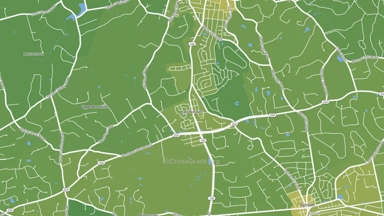 11732, NY Map of Vehicle Theft Rates