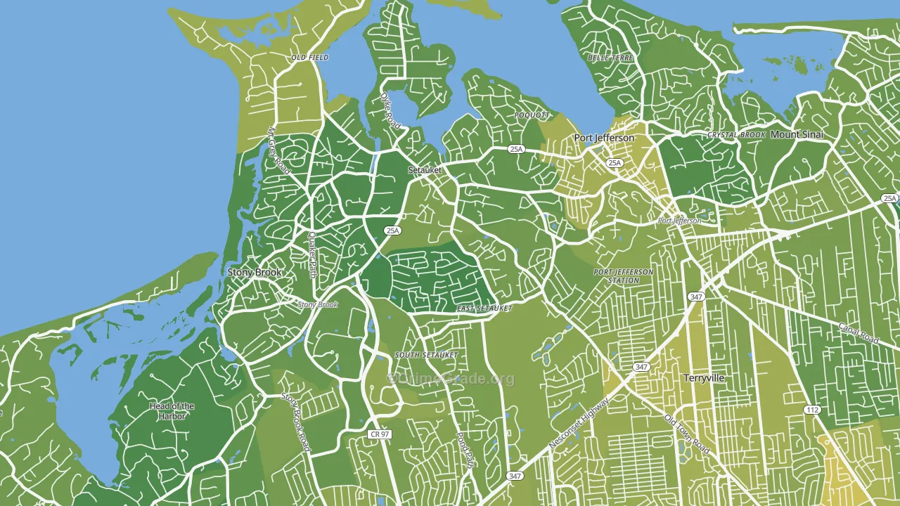 11733, NY Map of Vehicle Theft Rates