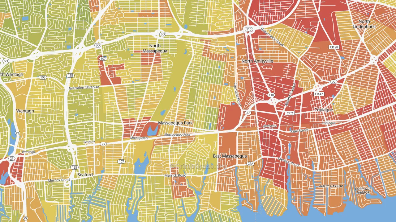 11762, NY Map of Vehicle Theft Rates