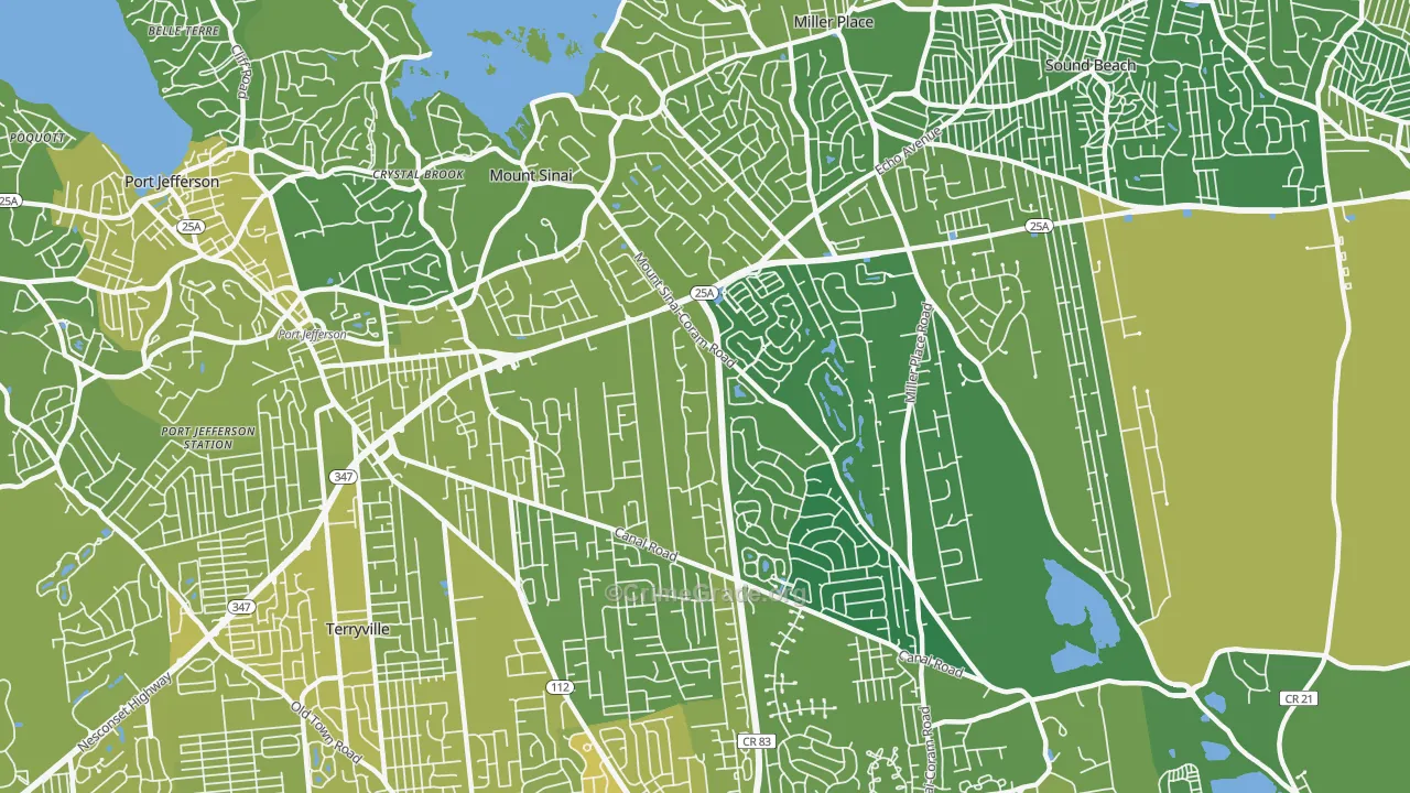 11766, NY Map of Vehicle Theft Rates