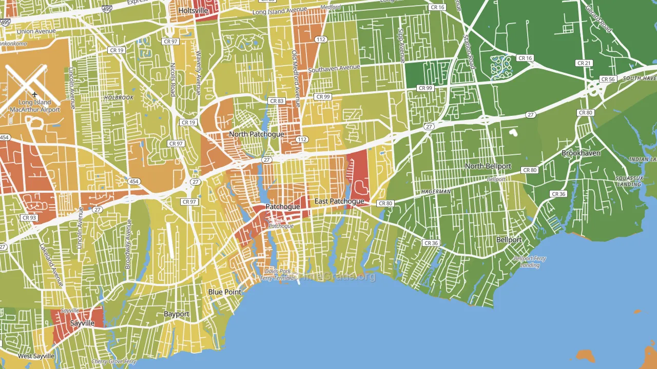11772, NY Map of Vehicle Theft Rates
