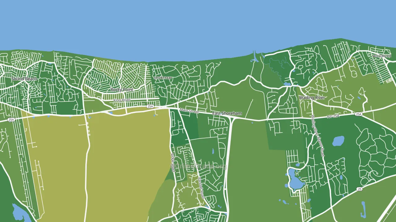 11786, NY Map of Vehicle Theft Rates