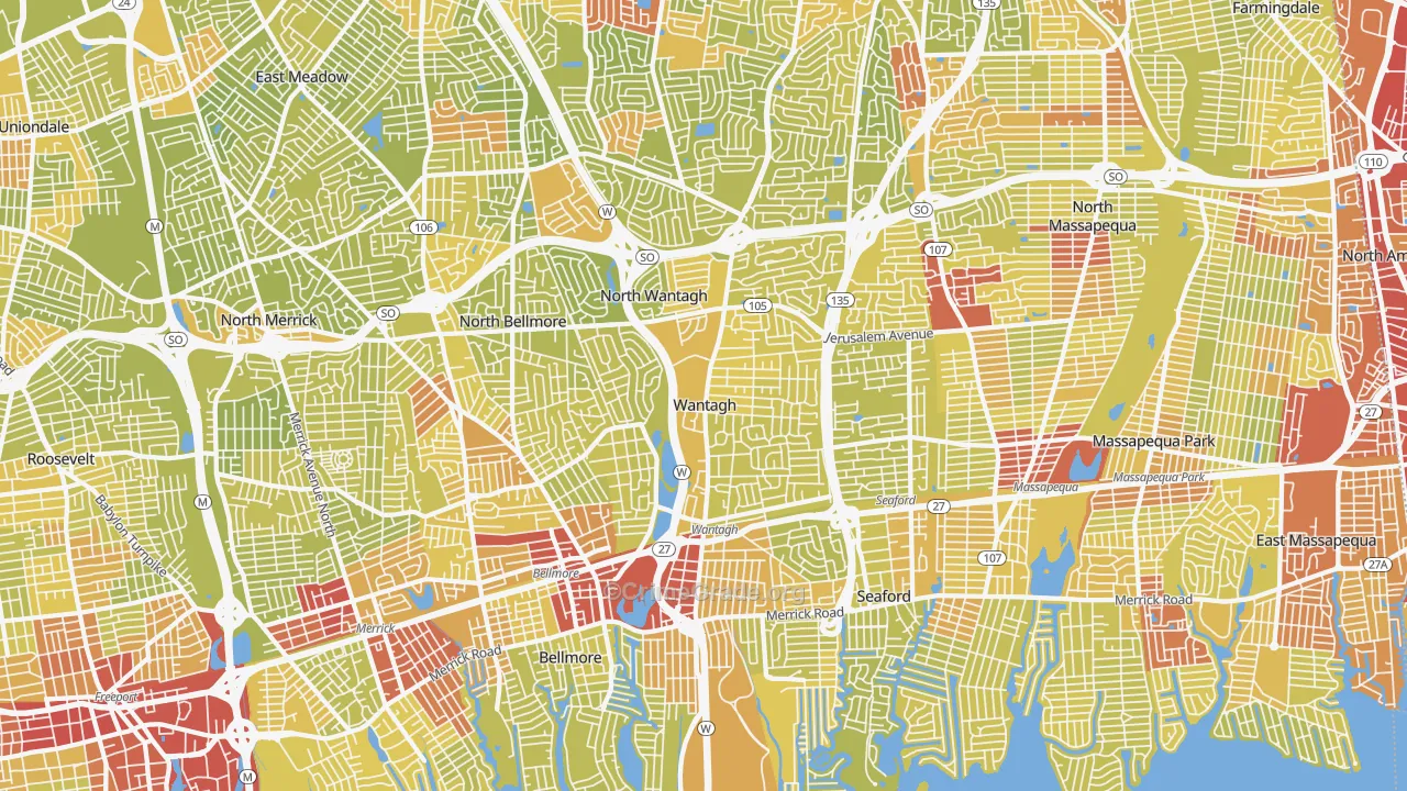11793, NY Map of Vehicle Theft Rates