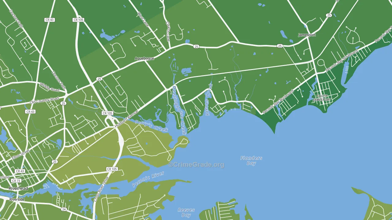 11931, NY Map of Vehicle Theft Rates