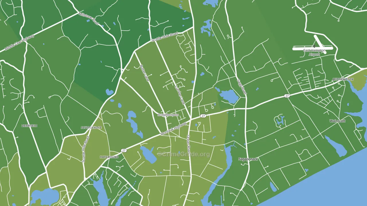 11932, NY Map of Vehicle Theft Rates